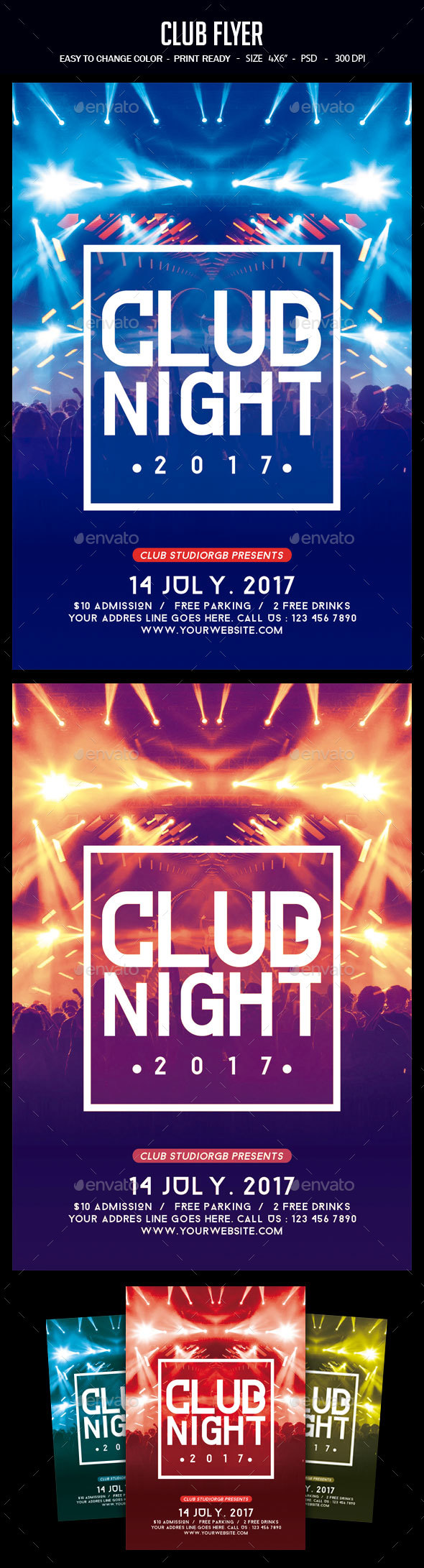Club Flyer - Clubs & Parties Events