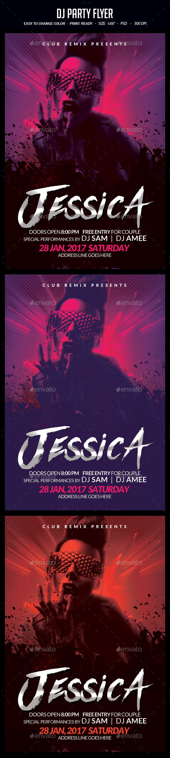 Dj Party Flyer - Clubs & Parties Events