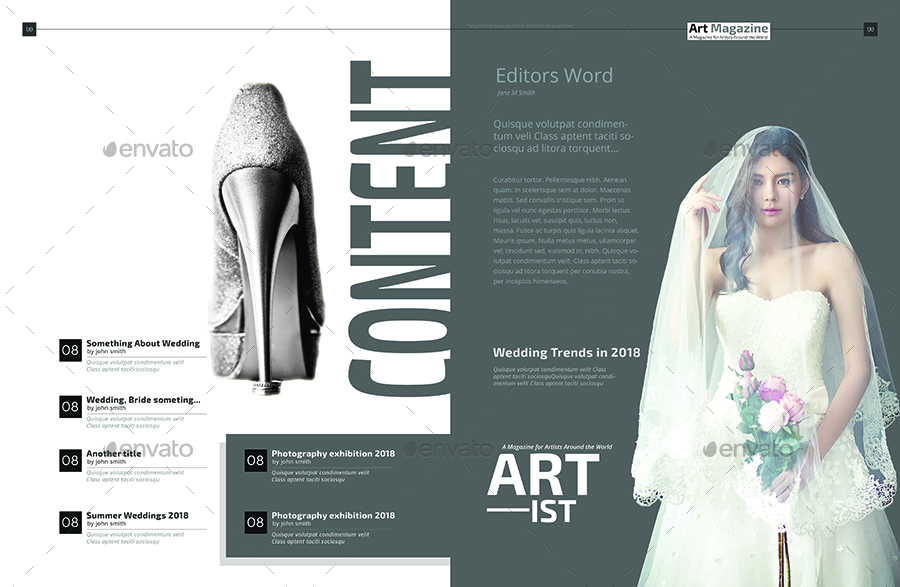 Art-ist Magazine Template V.3 in Magazine Templates - product preview 2