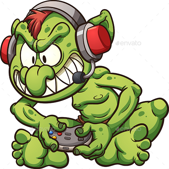 Gamer Troll - Monsters Characters