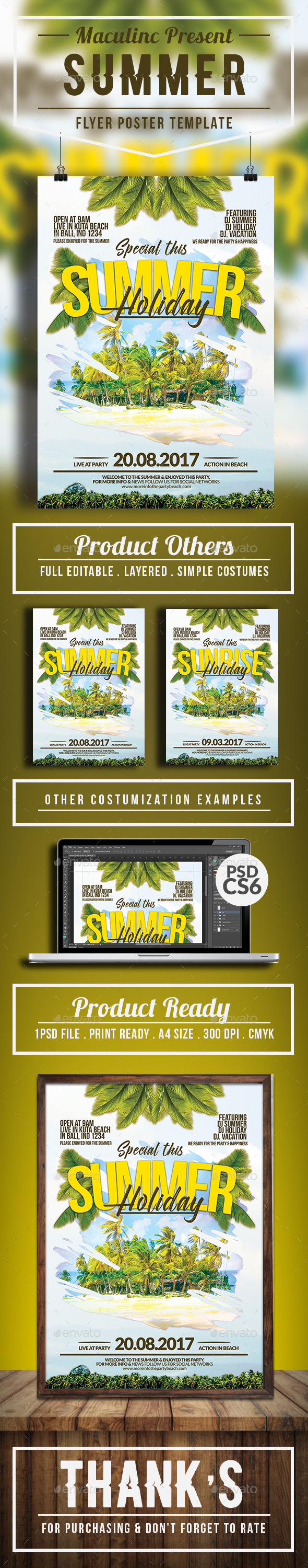 Summer Flyer/Poster Vol.6