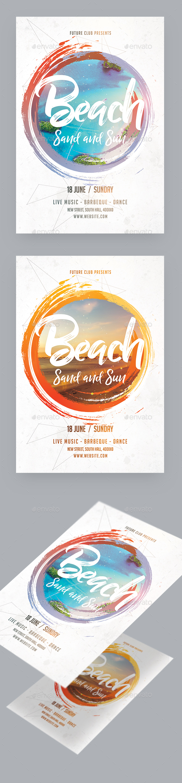 Beach Party Flyer - Clubs & Parties Events