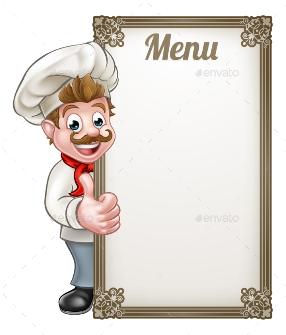 Cartoon Chef Menu - Miscellaneous Vectors