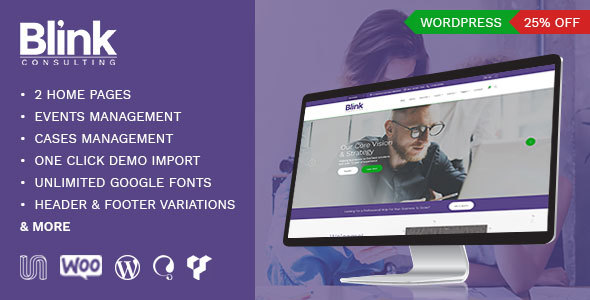 Finance Blink - Accounts & Consultancy WordPress Theme - Business Corporate