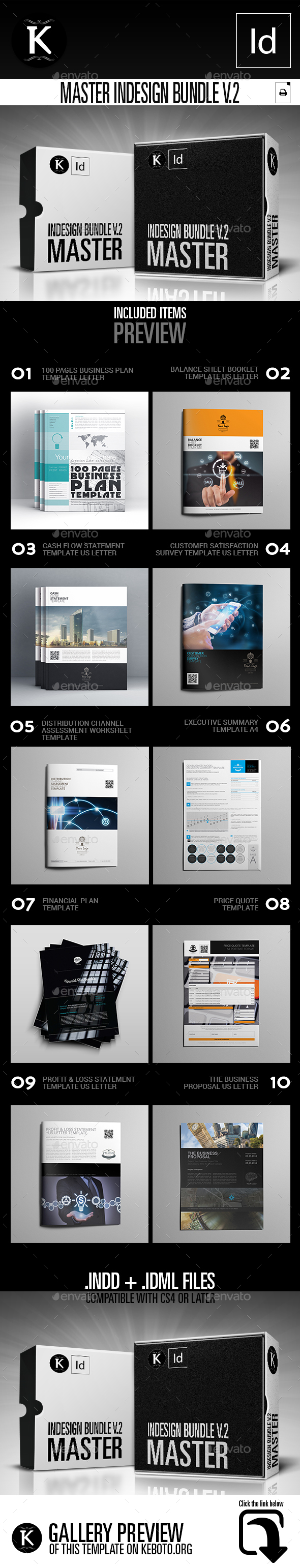 Master InDesign Bundle v.2 - Print Templates