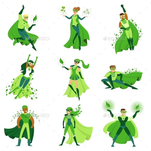 ECO Superhero Characters Set - Miscellaneous Characters