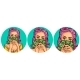 Set of Women Pop Art Round Illustrations