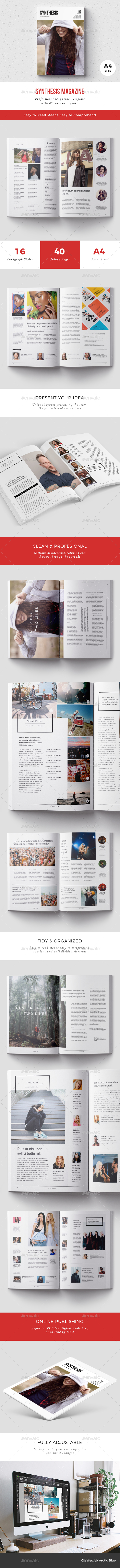 Synthesis Mag A4 - Magazines Print Templates