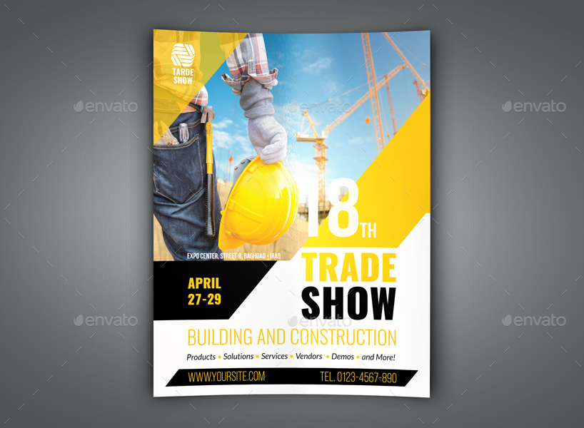 trade show flyer template by owpictures graphicriver trade show flyer template