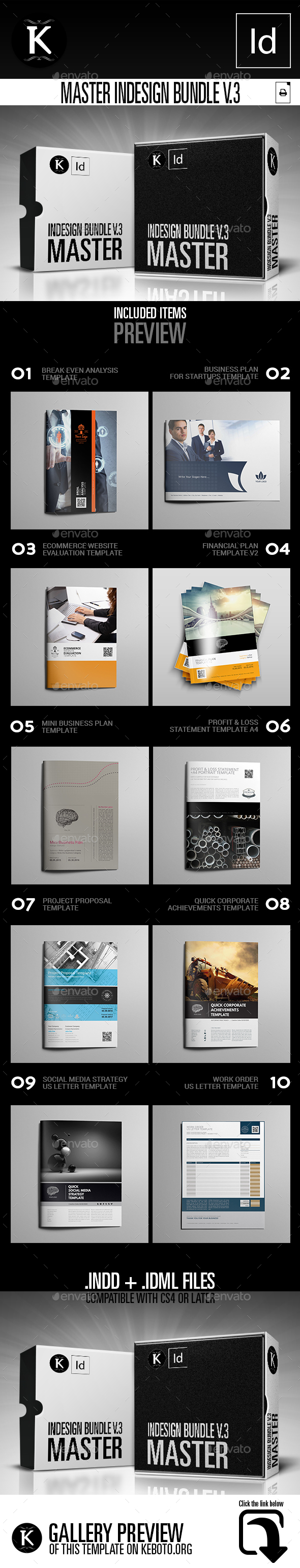 Master inDesign Bundle v.3 - Print Templates