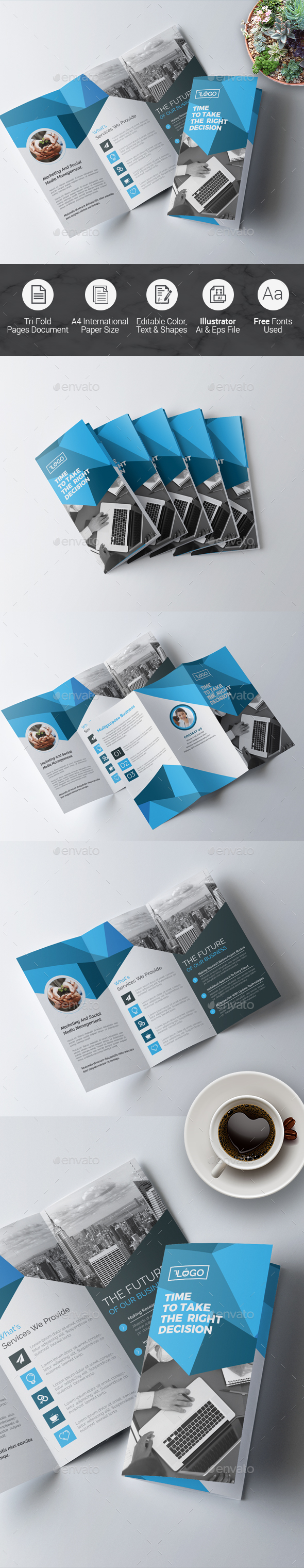 Tri fold Multipurpose Brochure - Corporate Brochures