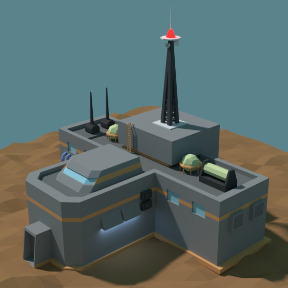 Low Poly Cartoony - 3Docean 20191030