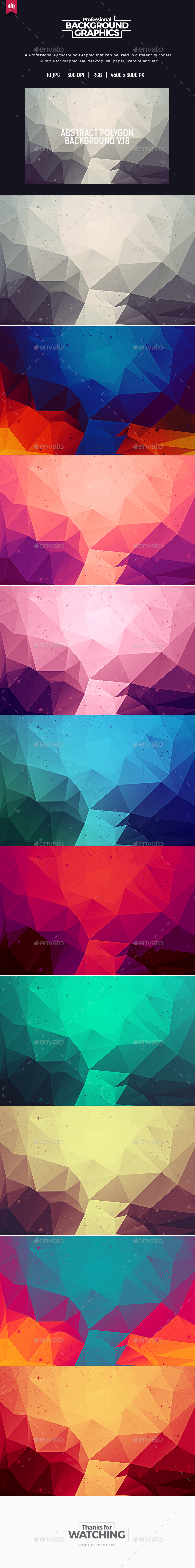 Abstract Polygon V.18 - Background