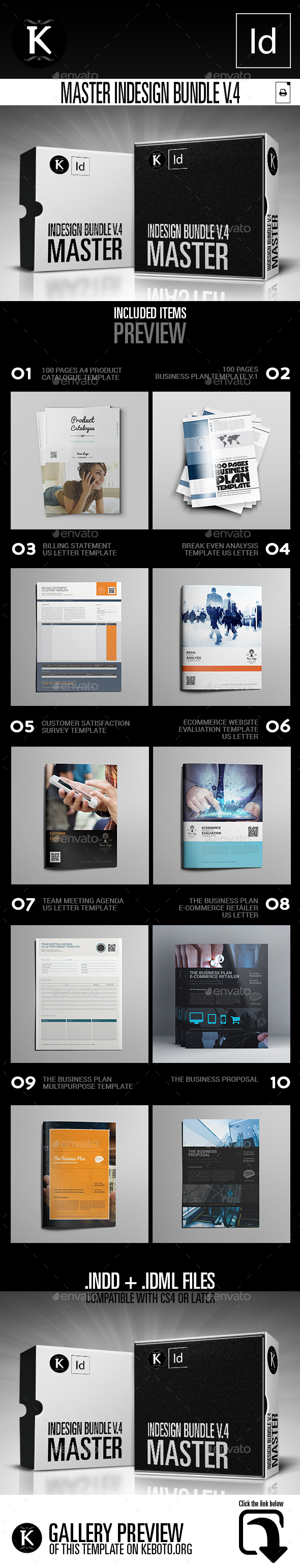Master inDesign Bundle v.4 - Print Templates