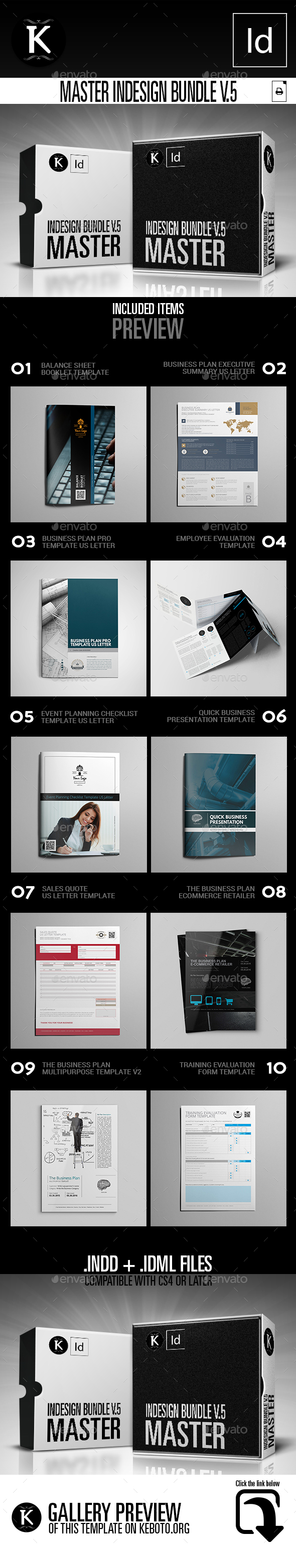Master inDesign Bundle v.5 - Print Templates