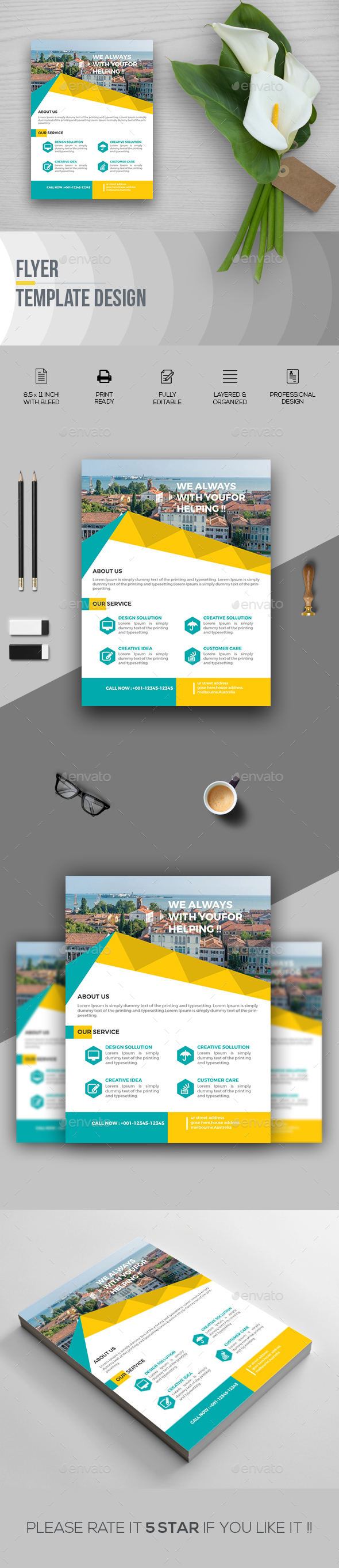 Flyer Template - Flyers Print Templates