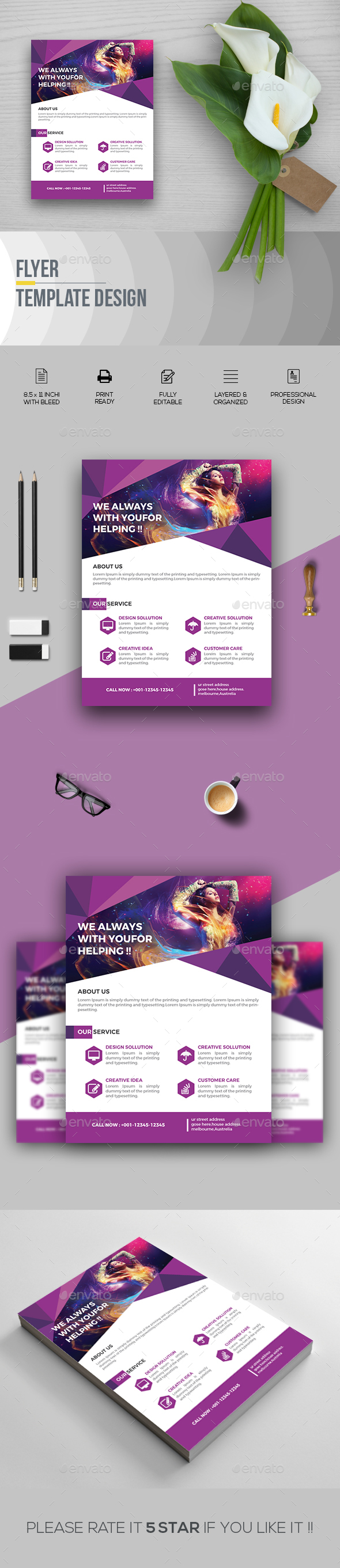 Flyer Template - Flyers Print Templates