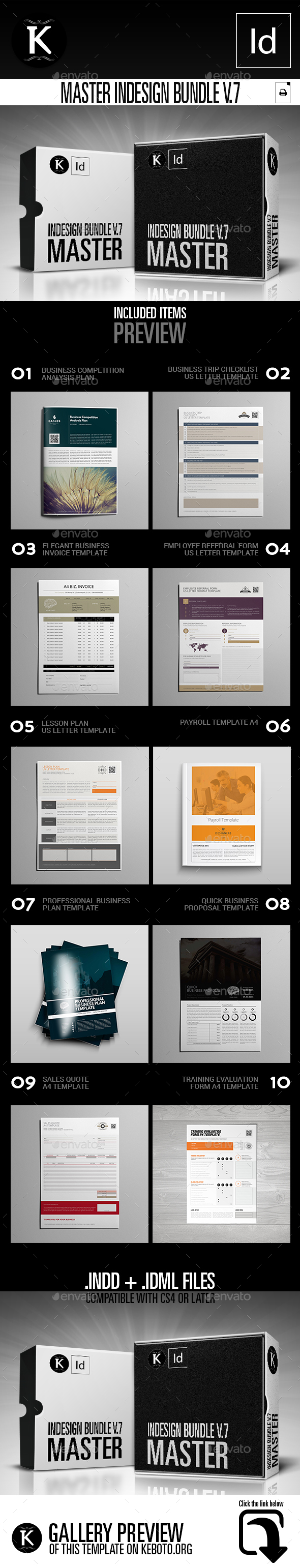 Master inDesign Bundle v.7 - Print Templates