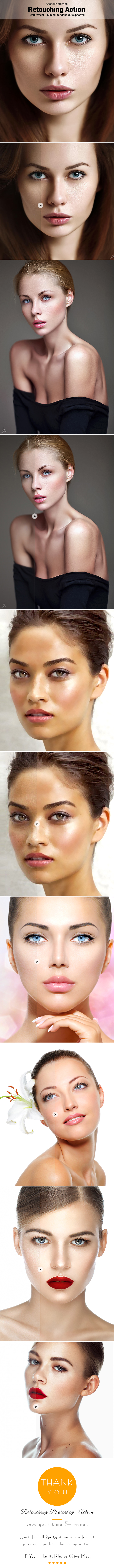 Retouching Action - Photo Effects Actions