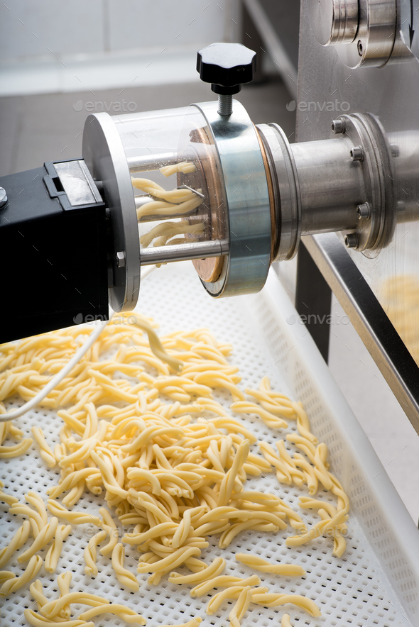 Automatic machine for making fresh pasta Stock Photo by Photology75