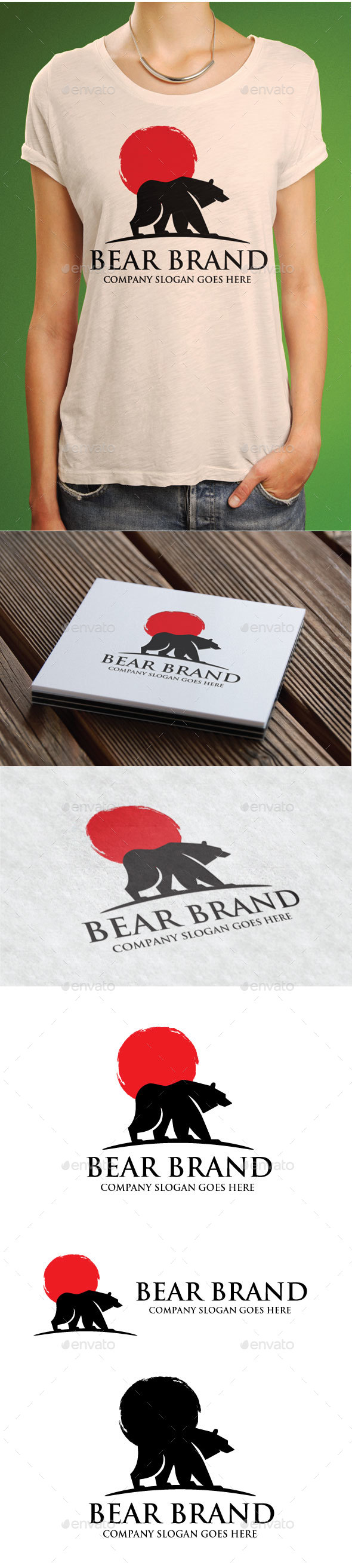 Bear Brand Logo - Animals Logo Templates