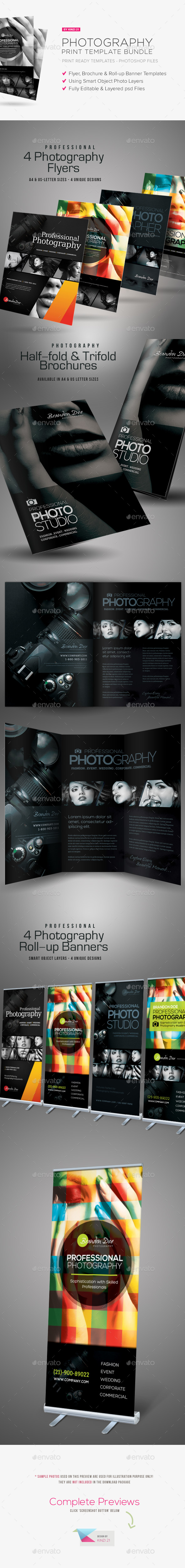 Photography Print Template Bundle - Corporate Flyers