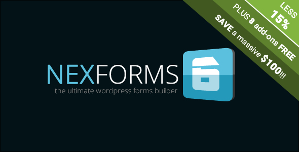NEX-Forms - The Ultimate WordPress Form Builder - CodeCanyon Item for Sale