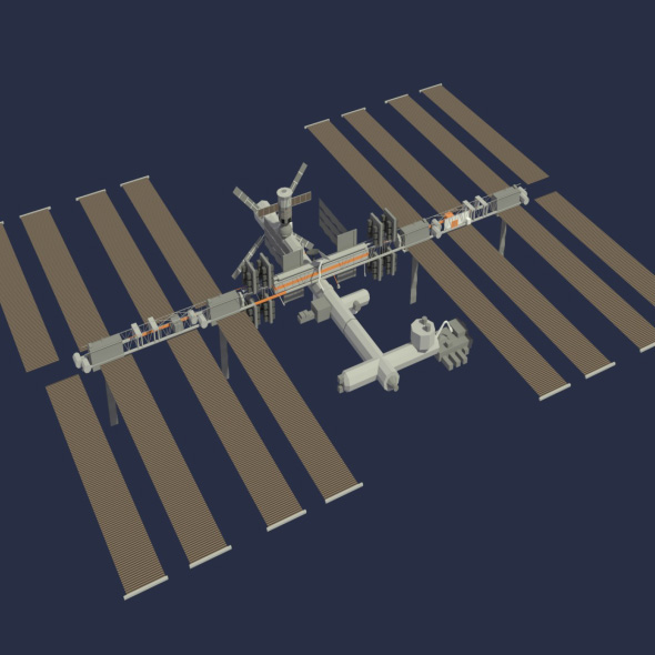 Low Poly ISS - 3Docean 20194525