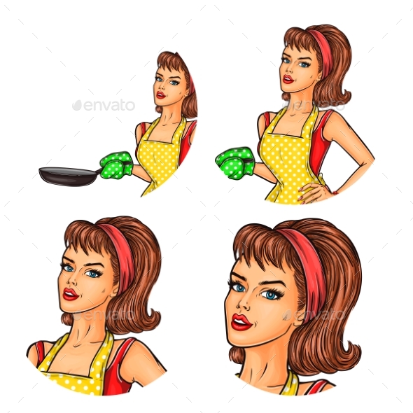 Womens Pop Art - People Characters