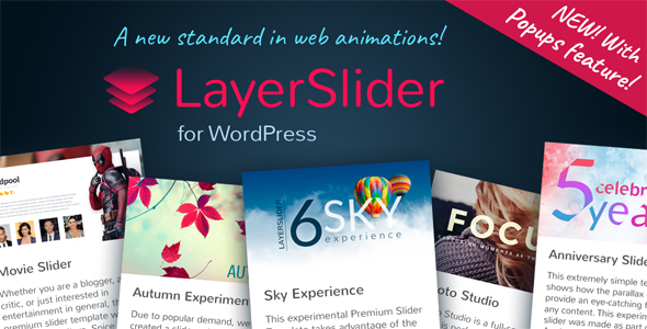 LayerSlider Responsive WordPress Slider Plugin - CodeCanyon Item for Sale