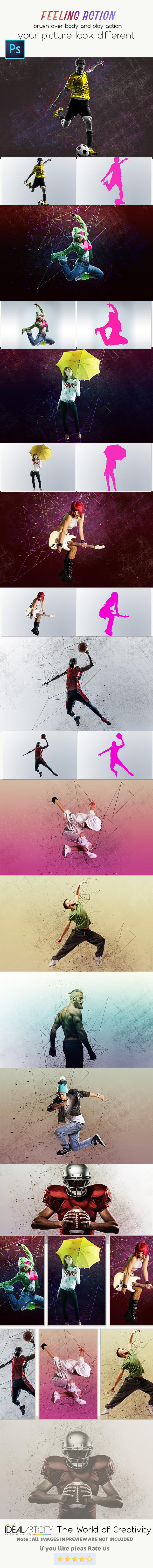 Feeling Action - Actions Photoshop