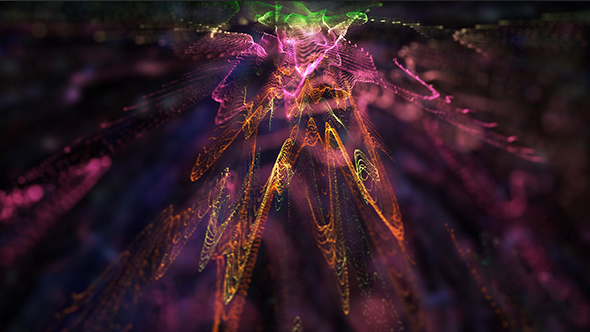 Color Particles Background