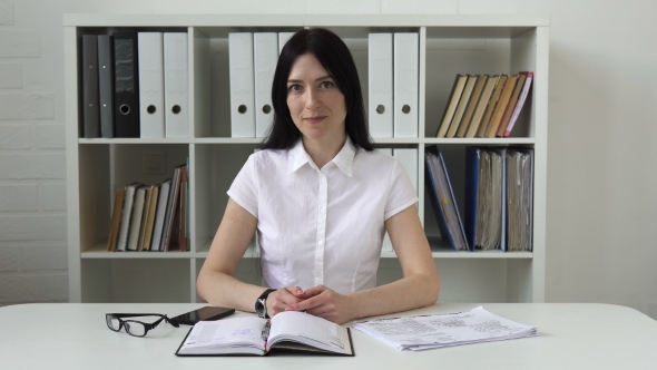 Business Woman in Office