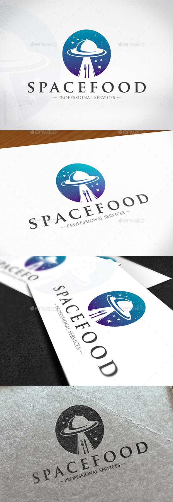 Ufo Food Logo Template - Objects Logo Templates