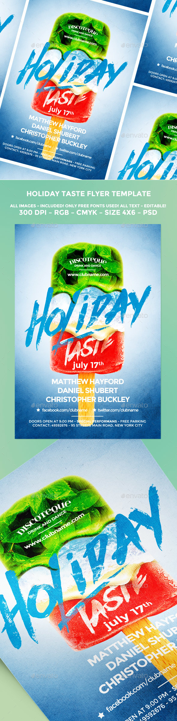 Summer Flyer - Holidays Events