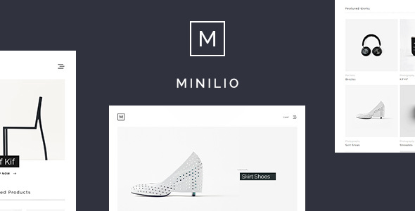 Minilio - Minimalist Multi-Purpose WordPress Theme - Portfolio Creative