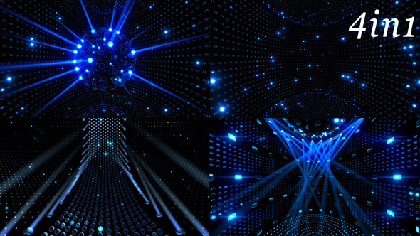 Glow Led Stage - VJ Loop Pack (4in1) alt