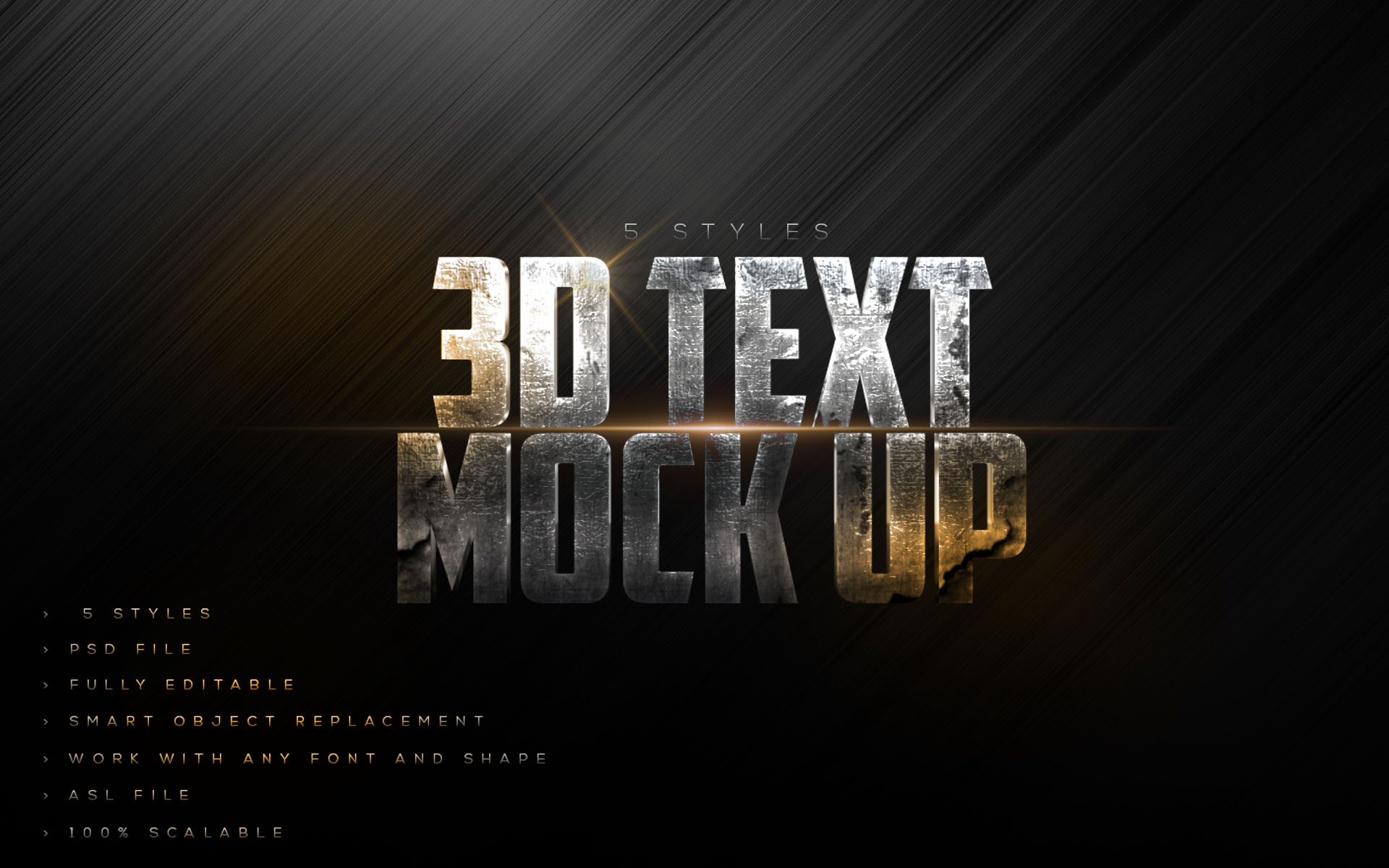 10 3D Text Styles N4 in Photoshop Layer Styles - product preview 2
