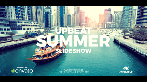 Upbeat Summer Slideshow - VideoHive 20198973