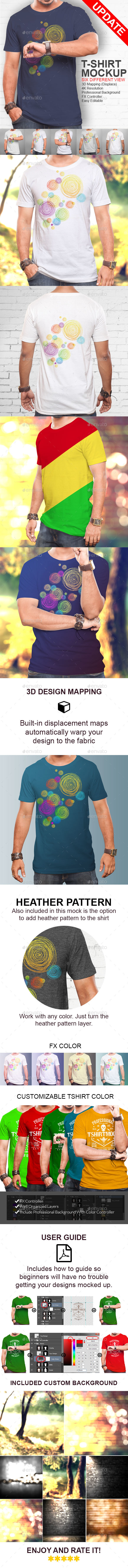 Professional Tshirt Mockup - T-shirts Apparel