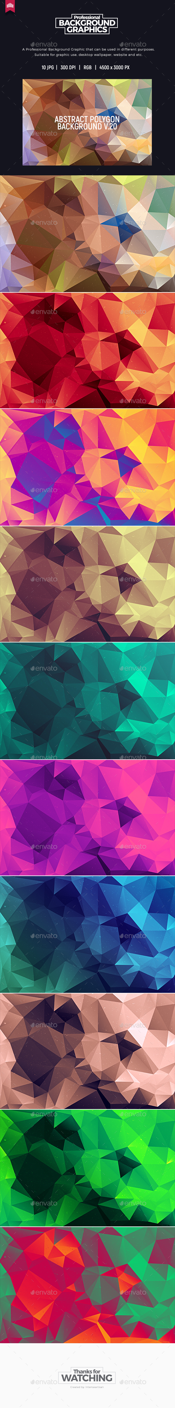 Abstract Polygon V.20 - Background
