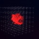 Abstract Cube with Rotating Red Geometry Core - VideoHive Item for Sale