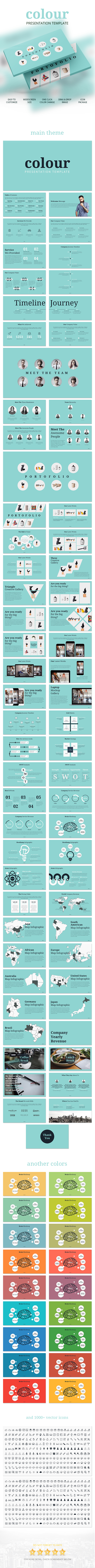 Colour - Simple Creative Unique Keynote Template - Creative Keynote Templates