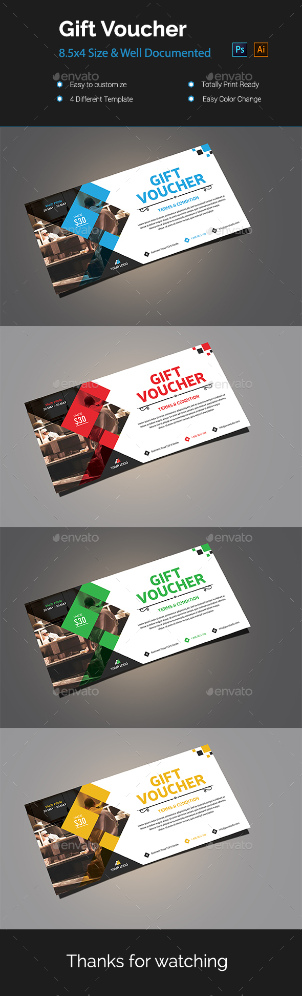 Gift Voucher - Loyalty Cards Cards & Invites