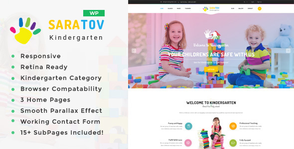 ThemeForest Saratov Day Care & Kindergarten School WordPress Theme 20201745 ThemeForest Saratov Day Care & Kindergarten School WordPress Theme 20201745