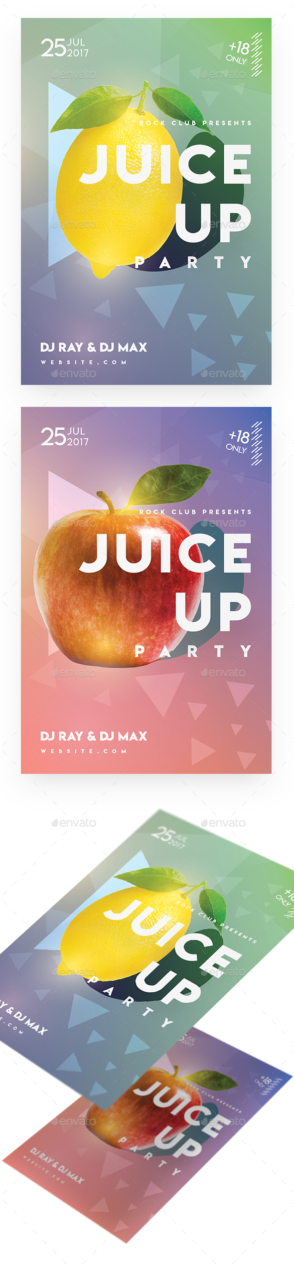 Juice Up Party Flyer - Clubs & Parties Events