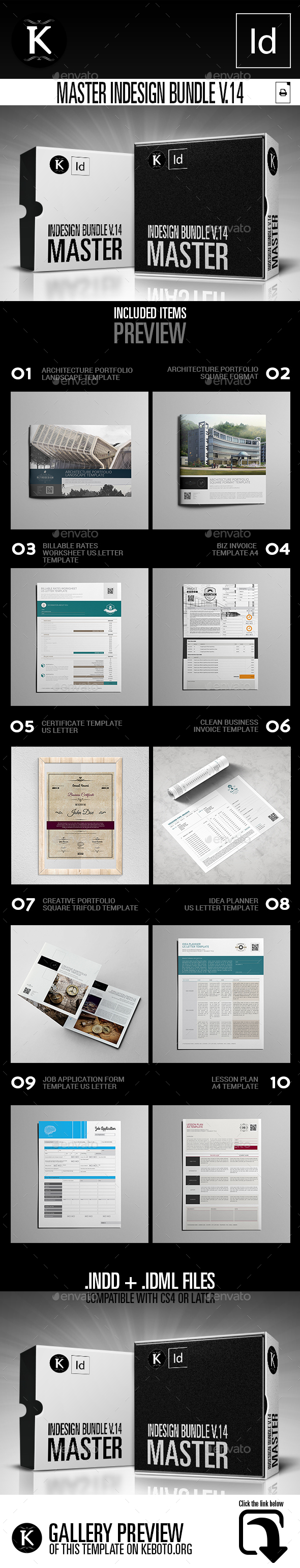 Master inDesign Bundle v.14 - Print Templates