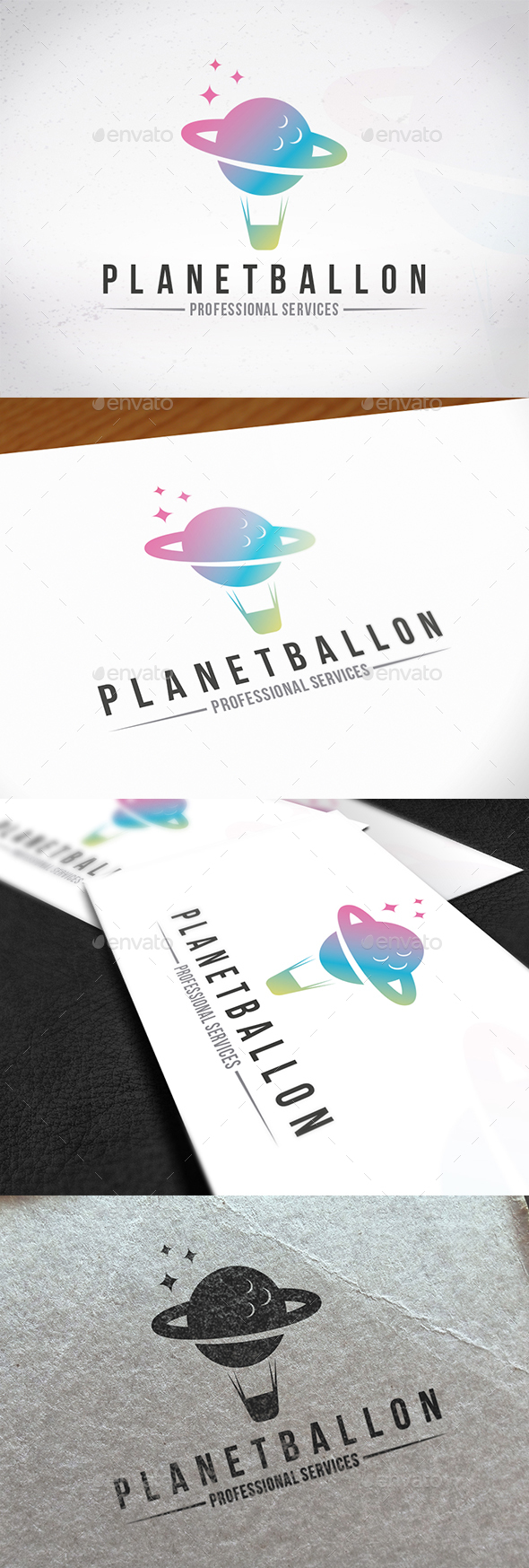 Planet Ballon Logo Template - Symbols Logo Templates