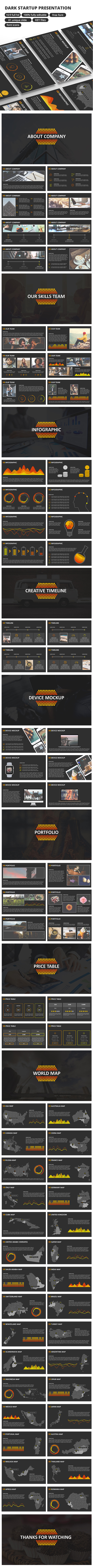 Dark StartUp - Keynote Presentation - Business Keynote Templates