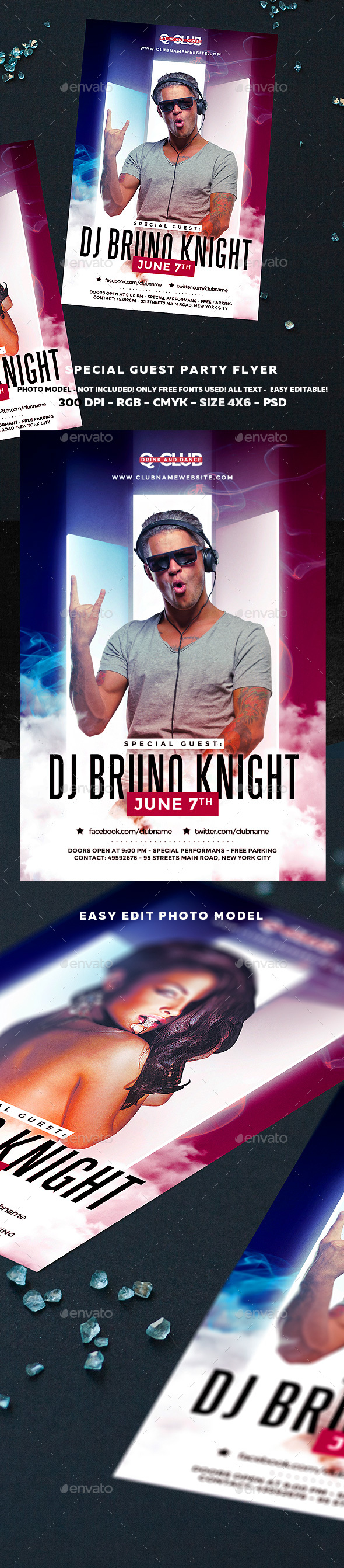 DJ Flyer - Clubs & Parties Events